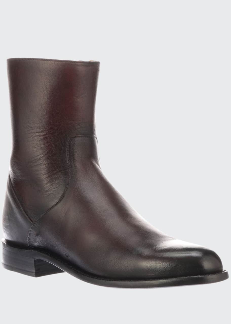 Lucchese Men s Jonah Calf Leather Boots Made to Order Bergdorf