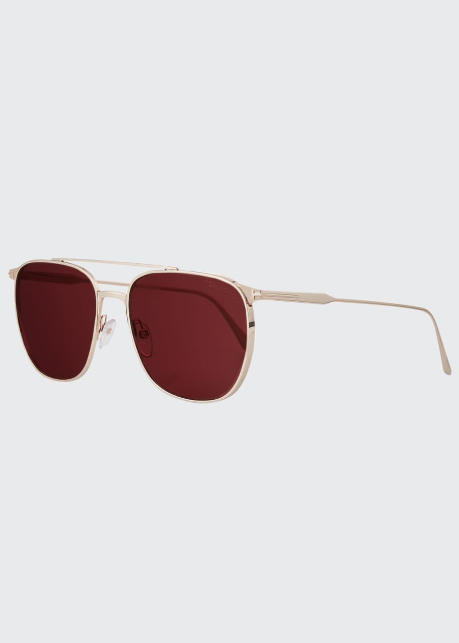 TOM FORD Men's Kip Square Metal Sunglasses - Bergdorf Goodman