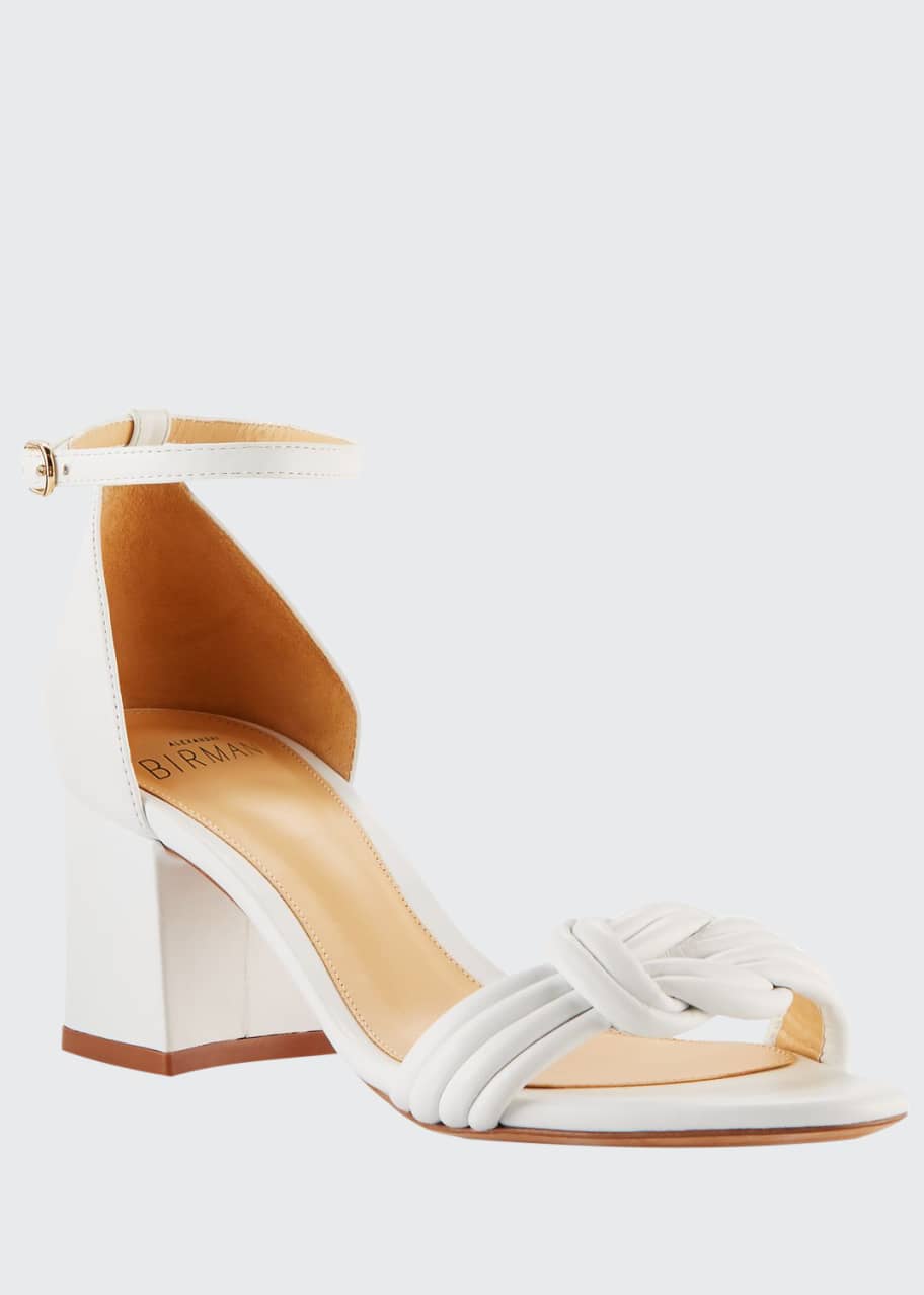 alexandre birman vicky knot leather sandals
