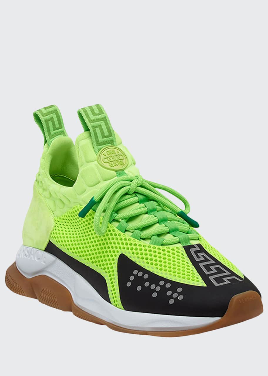 Versace neoprene cross chainer sneakers clearance