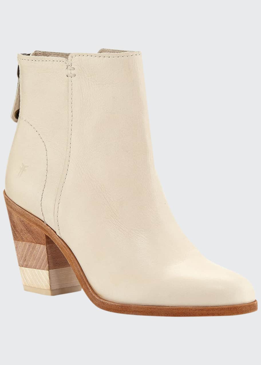 Image 1 of 1: Cameron Leather Ankle Booties