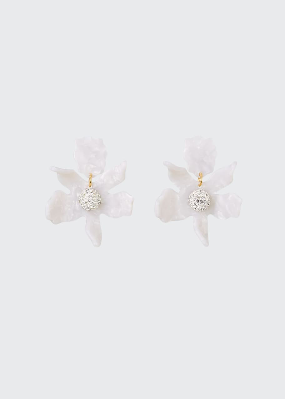 Lele Sadoughi Small Crystal Lily Drop Earrings - Bergdorf Goodman