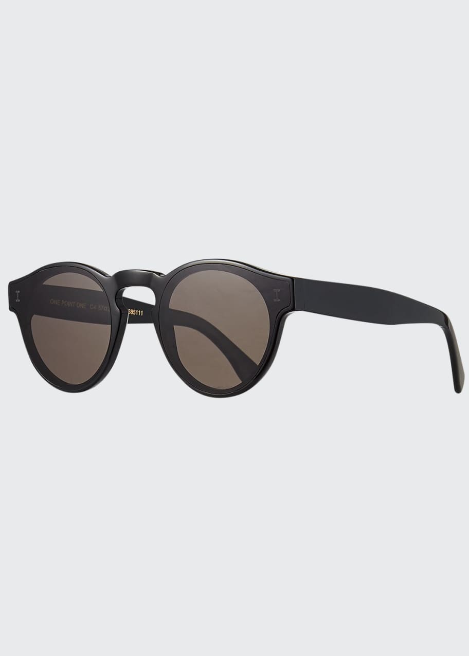 One Point One Round Acetate Sunglasses