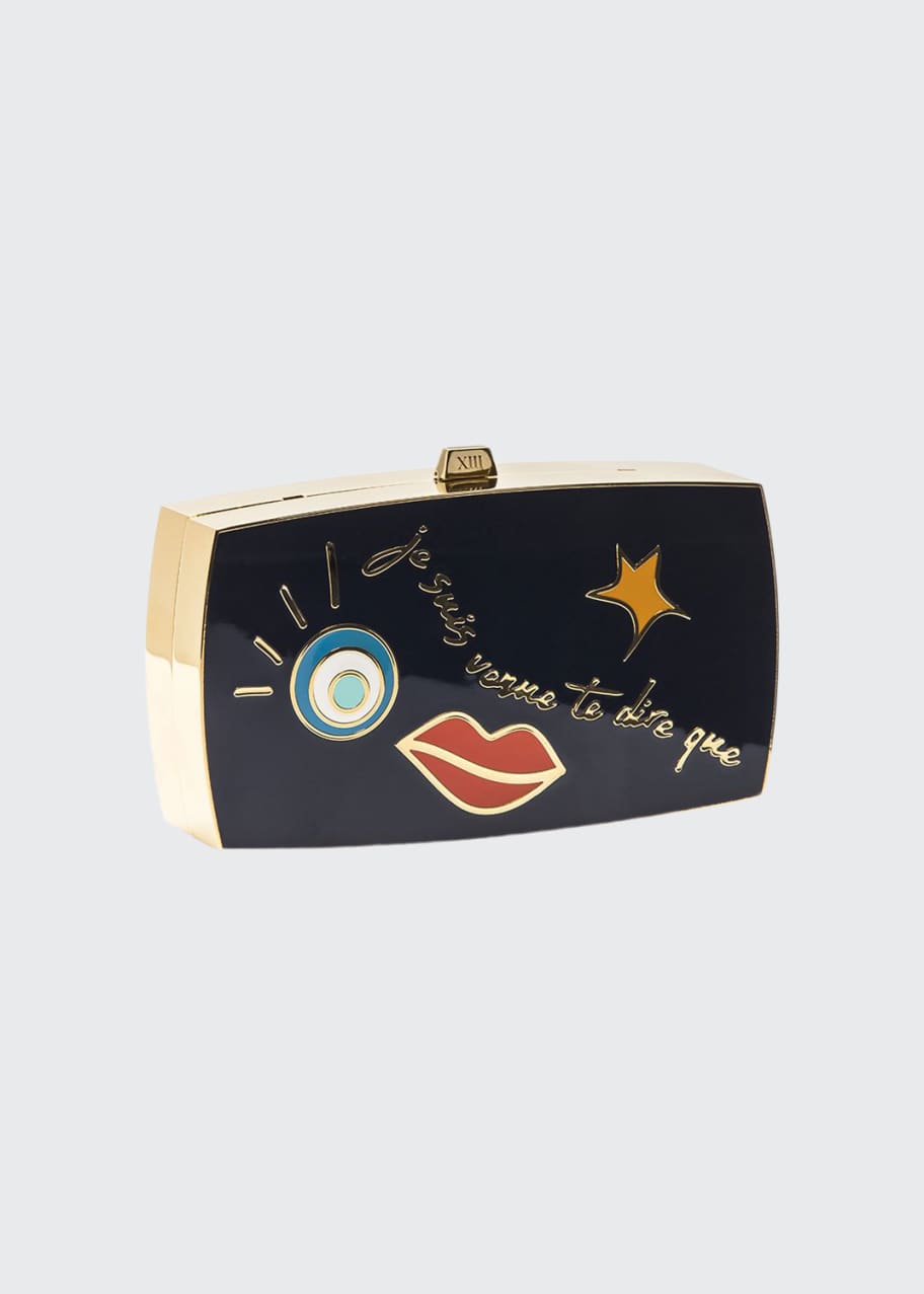 Image 1 of 1: The Escape Minaudiere Clutch Bag