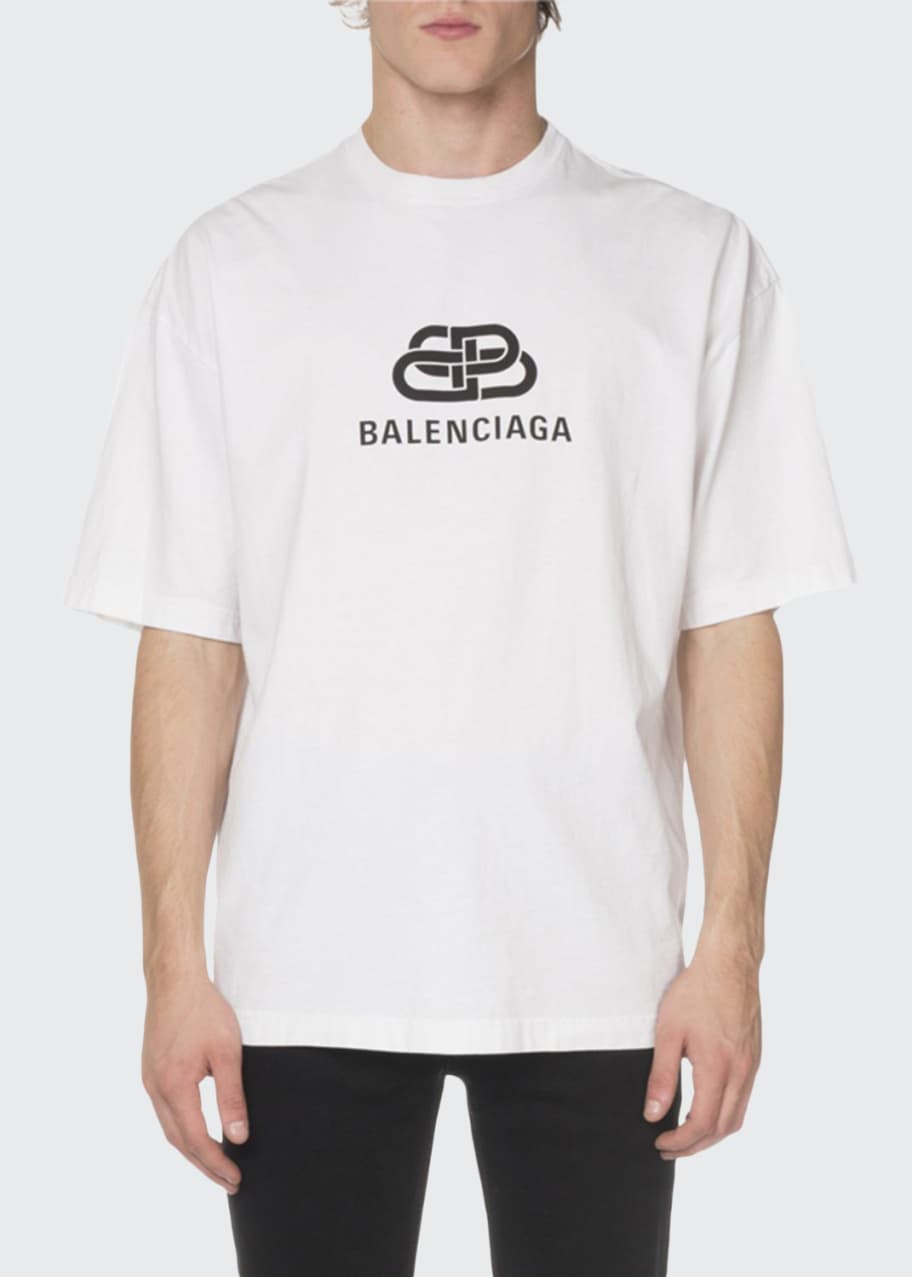 Balenciaga Men's BB Mode Regular T-Shirt - Bergdorf Goodman