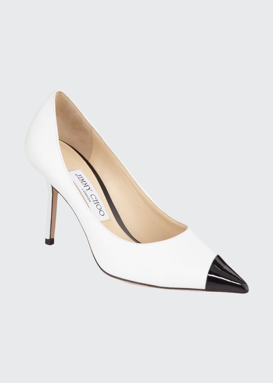 Jimmy Choo Love Asymmetric TwoTone Pumps Bergdorf Goodman