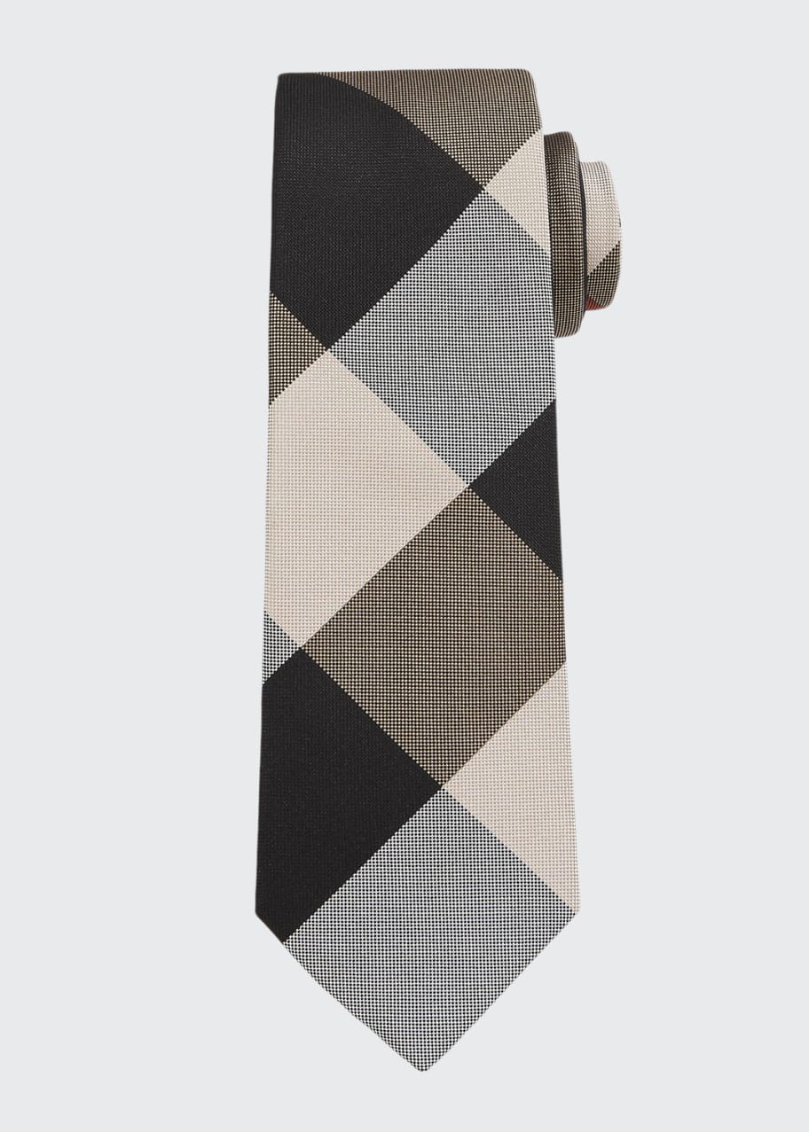 Burberry Men's Manston Check Silk Tie - Bergdorf Goodman