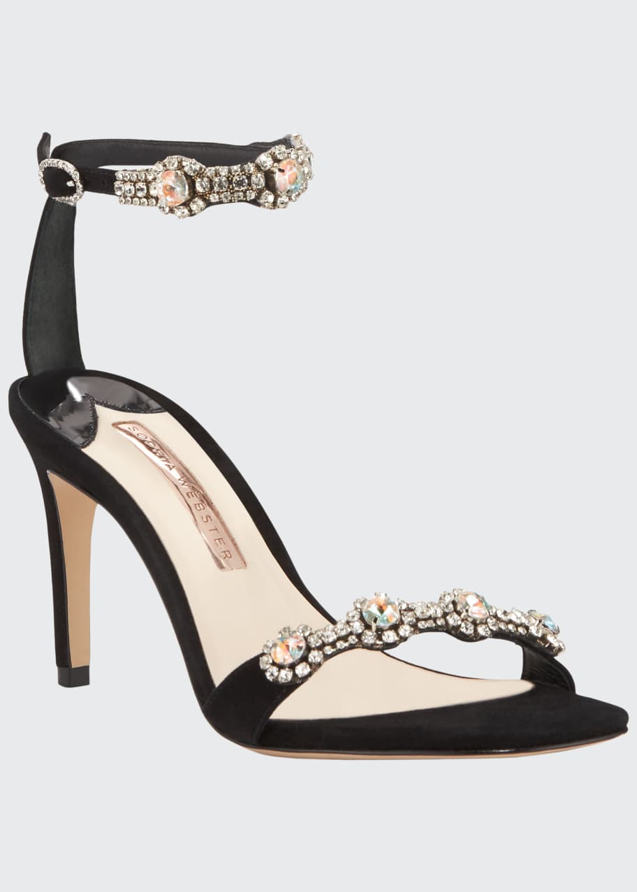 Sophia Webster Aaliyah Embellished Ankle Strap Sandals Bergdorf