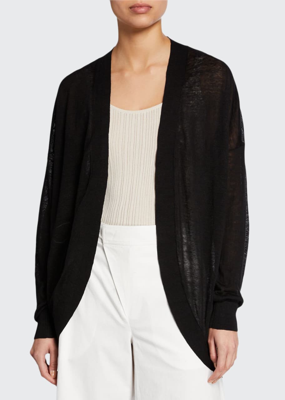 Theory waterfall cardigan top