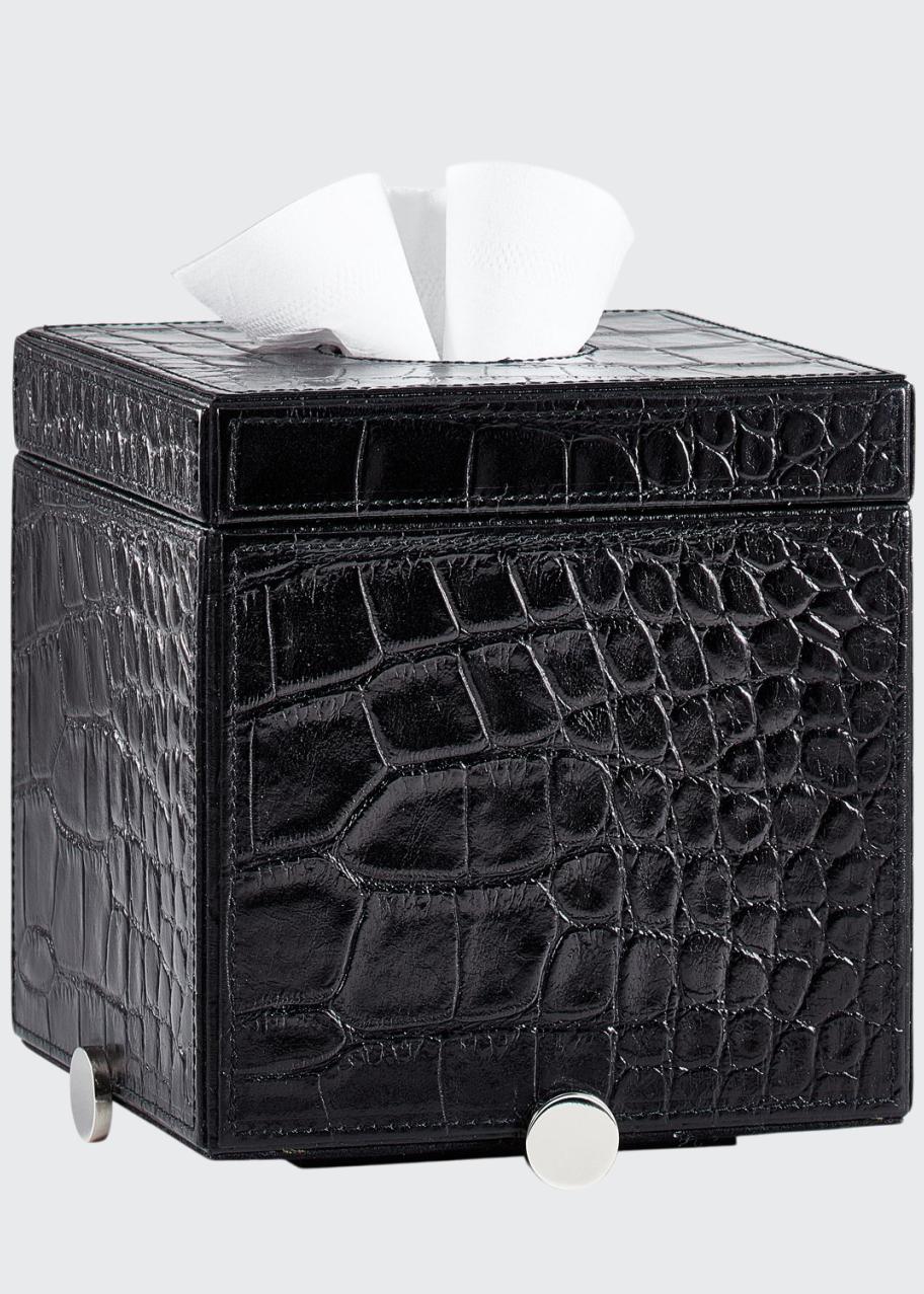 Labrazel Discus Black Tissue Box Cover - Bergdorf Goodman