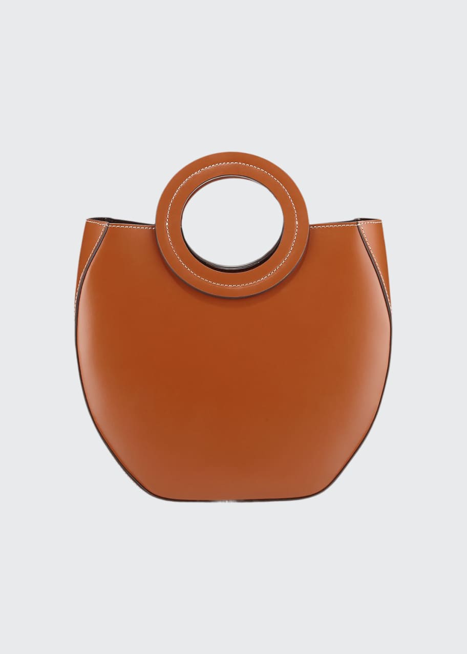 Frida Ring Handle PVC Leather Tote Bag