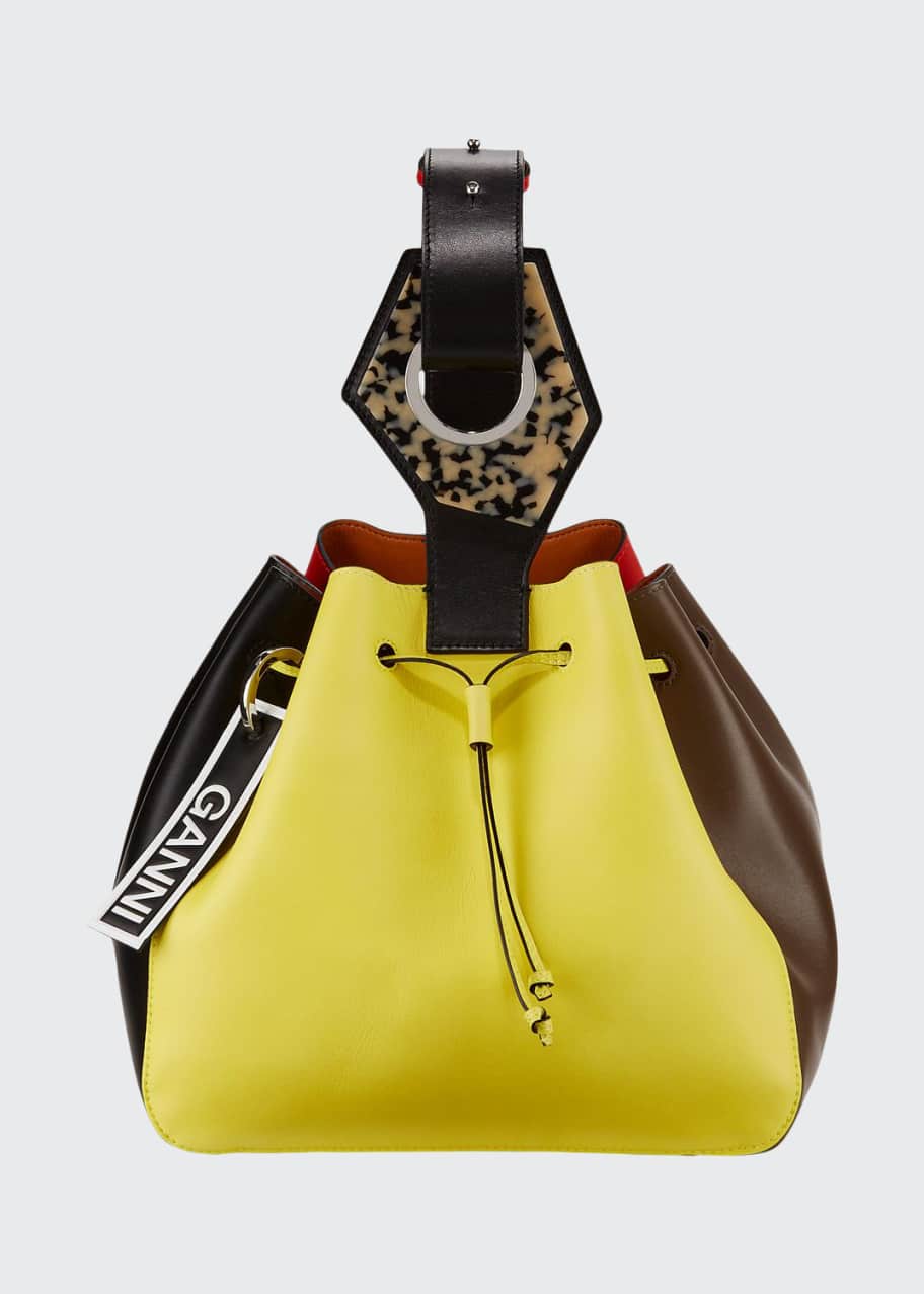 Ganni bucket bag hot sale