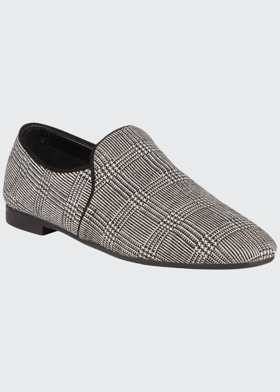 Aquatalia Revy Plaid Slip On Loafers Bergdorf Goodman