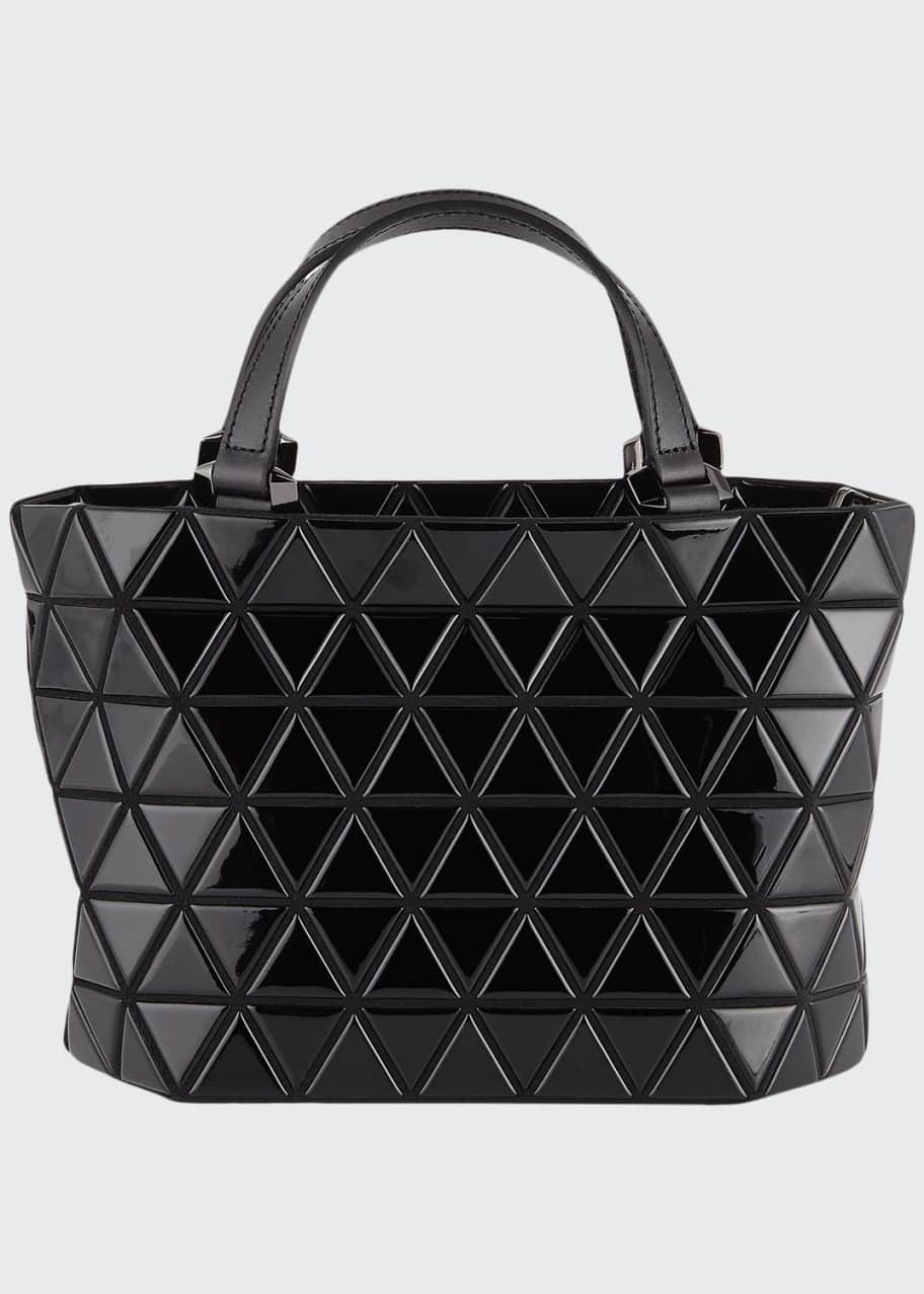 BAO BAO ISSEY MIYAKE CRYSTAL GLOSS Mini Shoulder Bag White