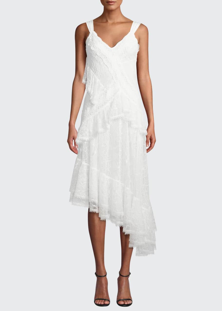 Image 1 of 1: Augustine Embroidered High-Low Dress