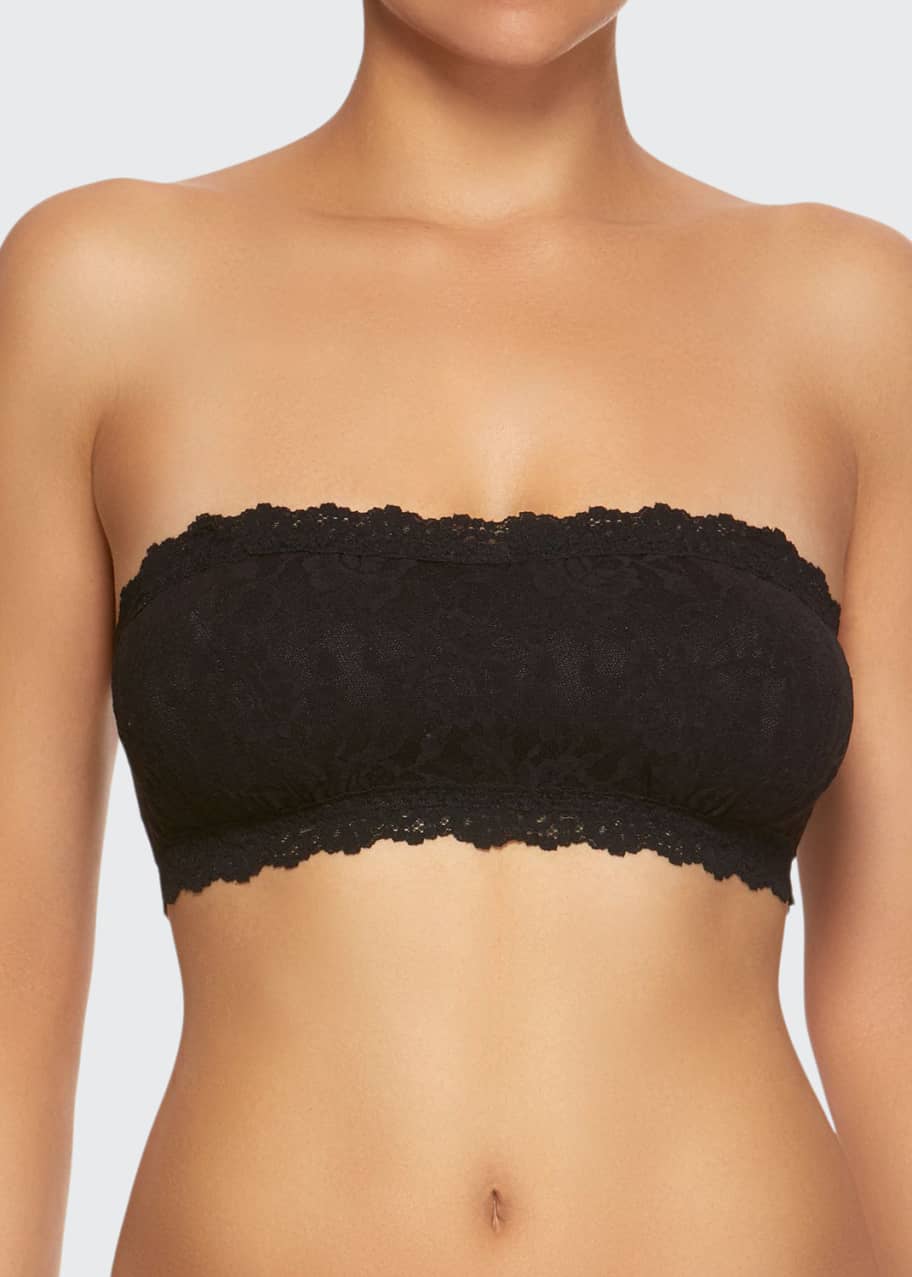 Image 1 of 1: Padded Lace Bandeau Bralette
