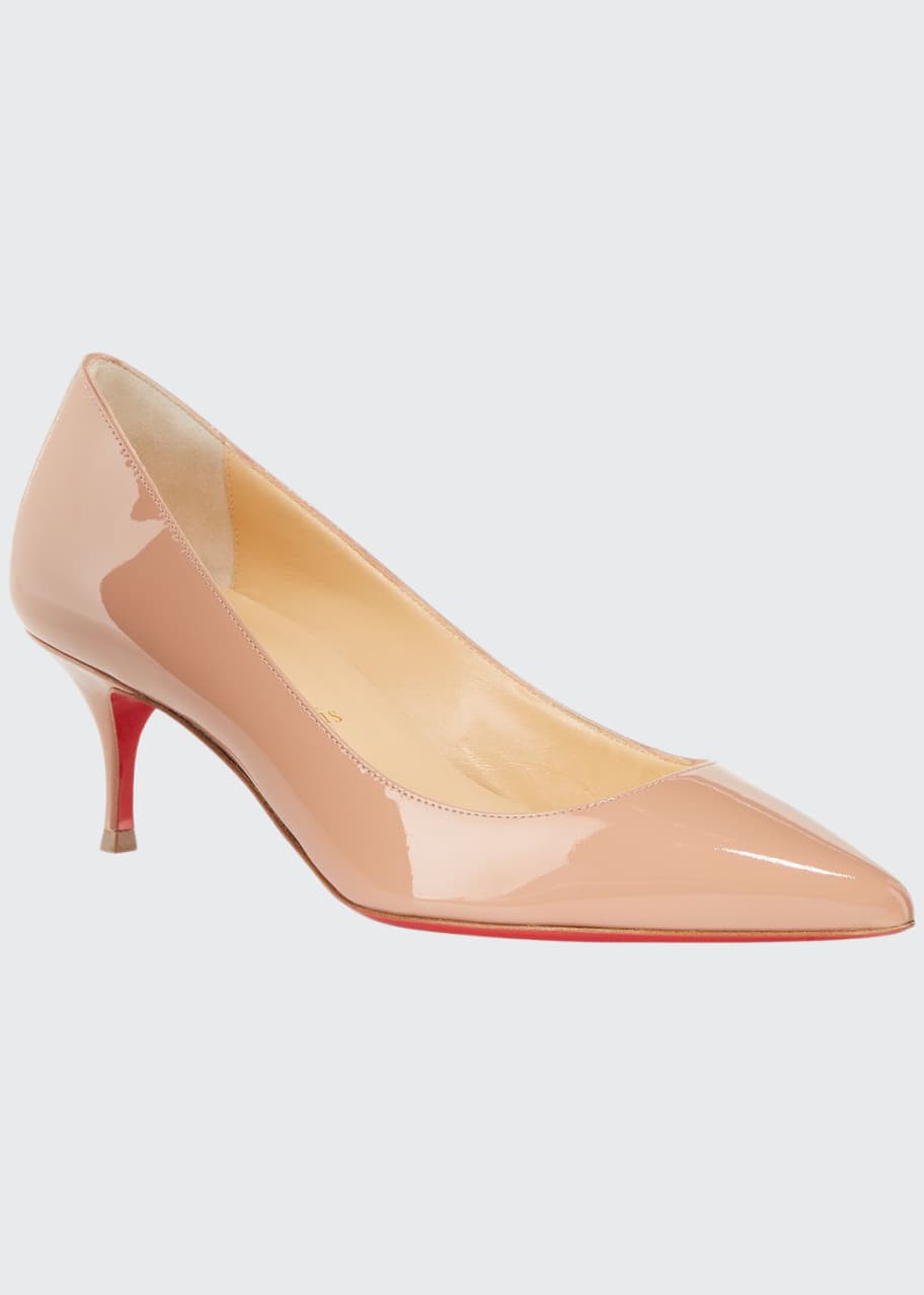 Image 1 of 1: Kate Patent Red Sole Pumps