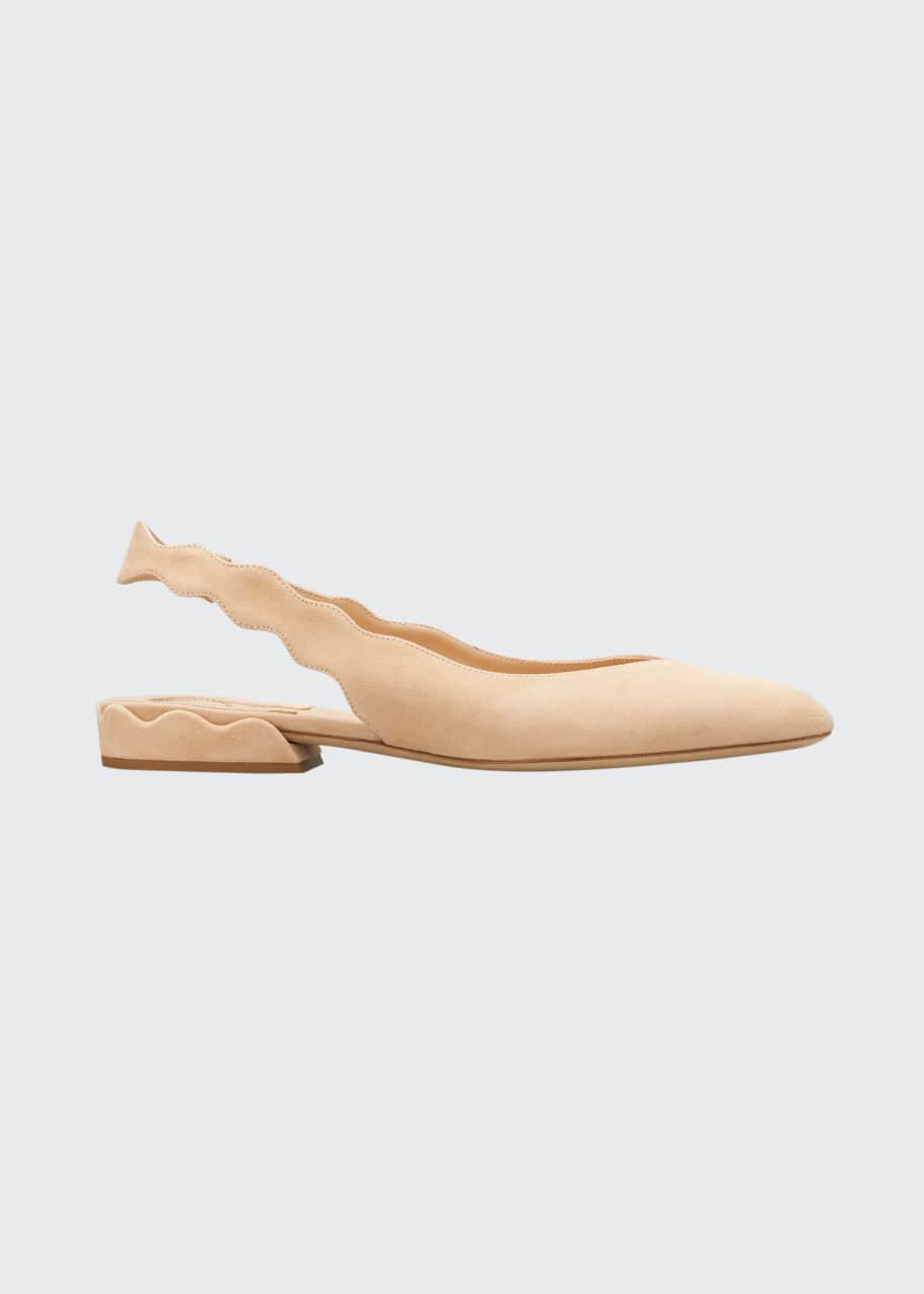 Image 1 of 1: Laurena Slingback Ballet Flats