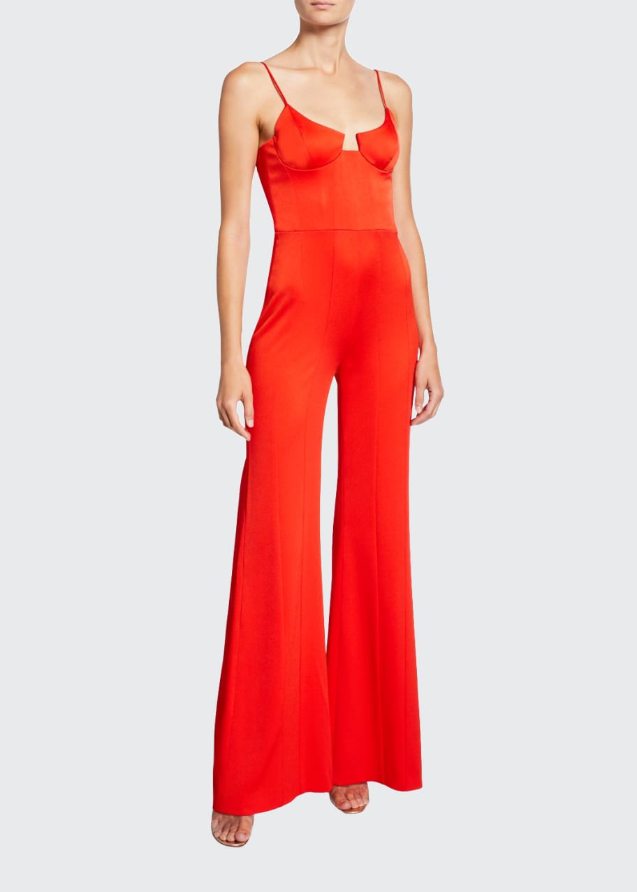 Galvan red jumpsuit sales