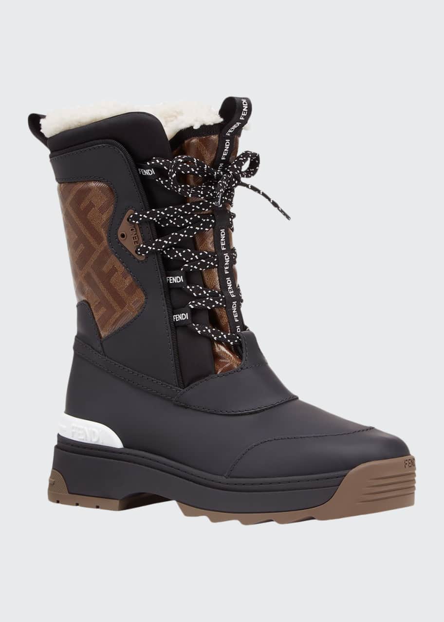 Image 1 of 1: FF Shearling Snow Boots