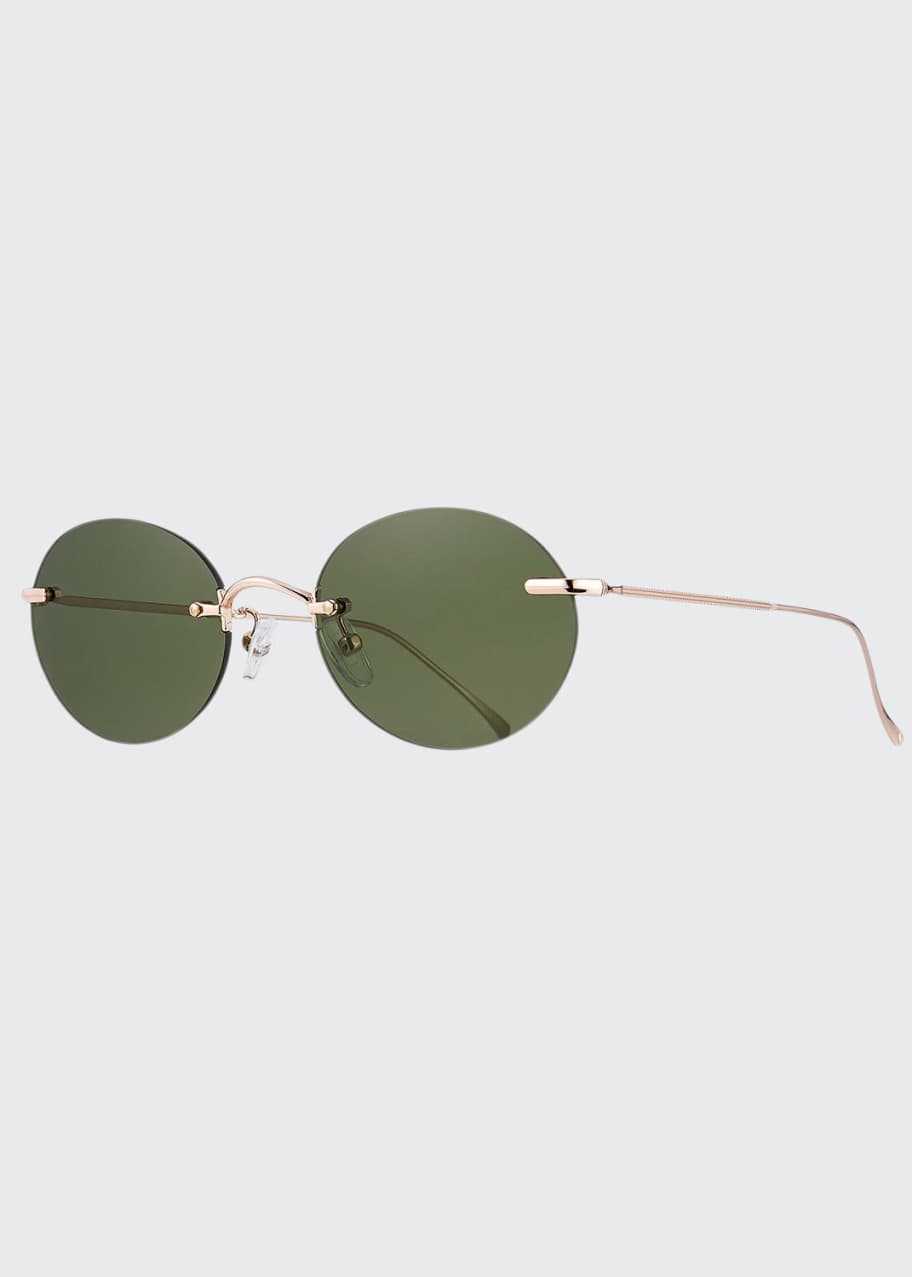Image 1 of 1: Nicotera Rimless Round Sunglasses