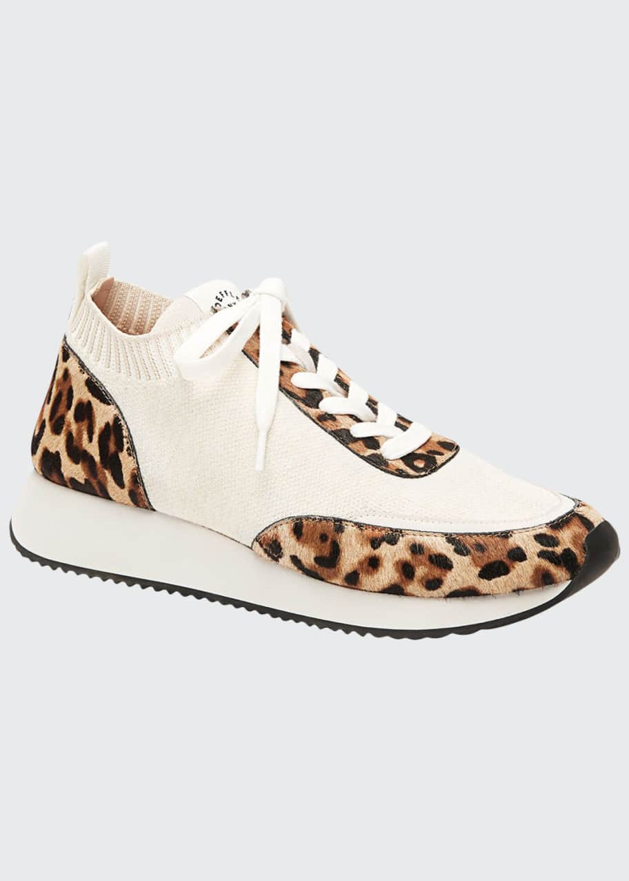 Loeffler randall leopard sneakers deals