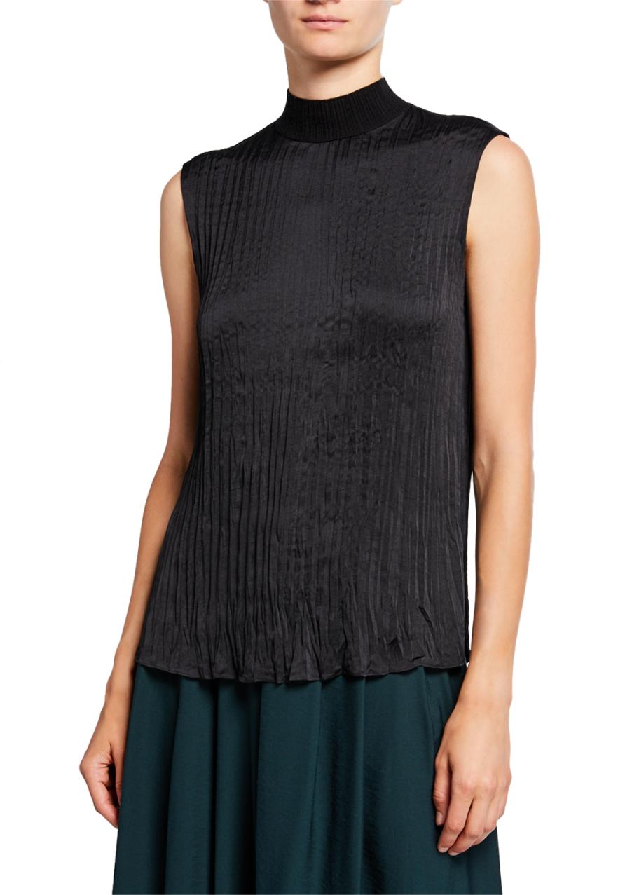 Vince Variegated Rib Shell Top - Bergdorf Goodman