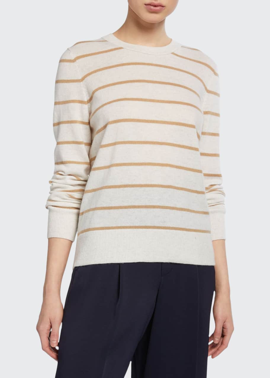 Vince overlay online cashmere sweater