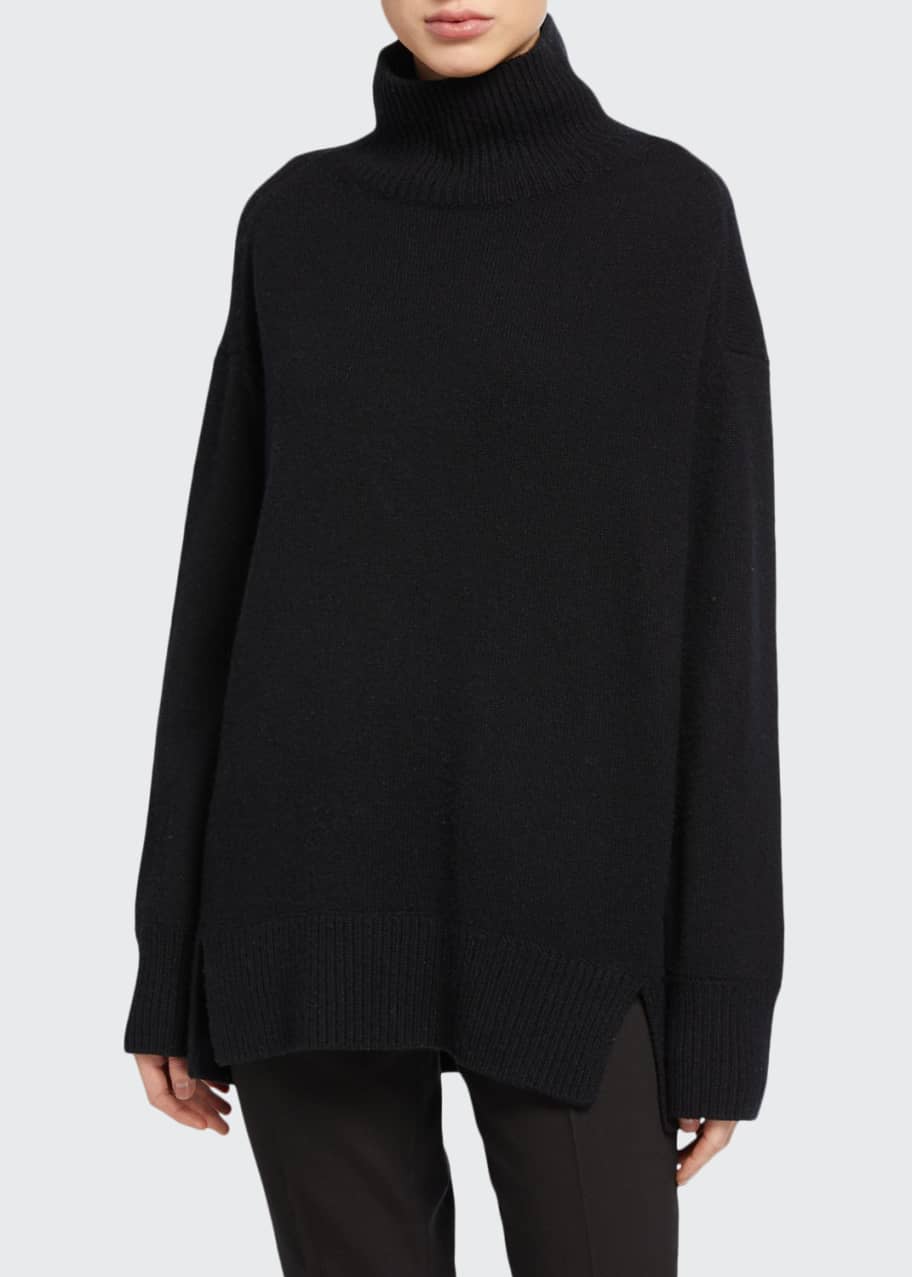 Vince oversized turtleneck cheap cashmere sweater