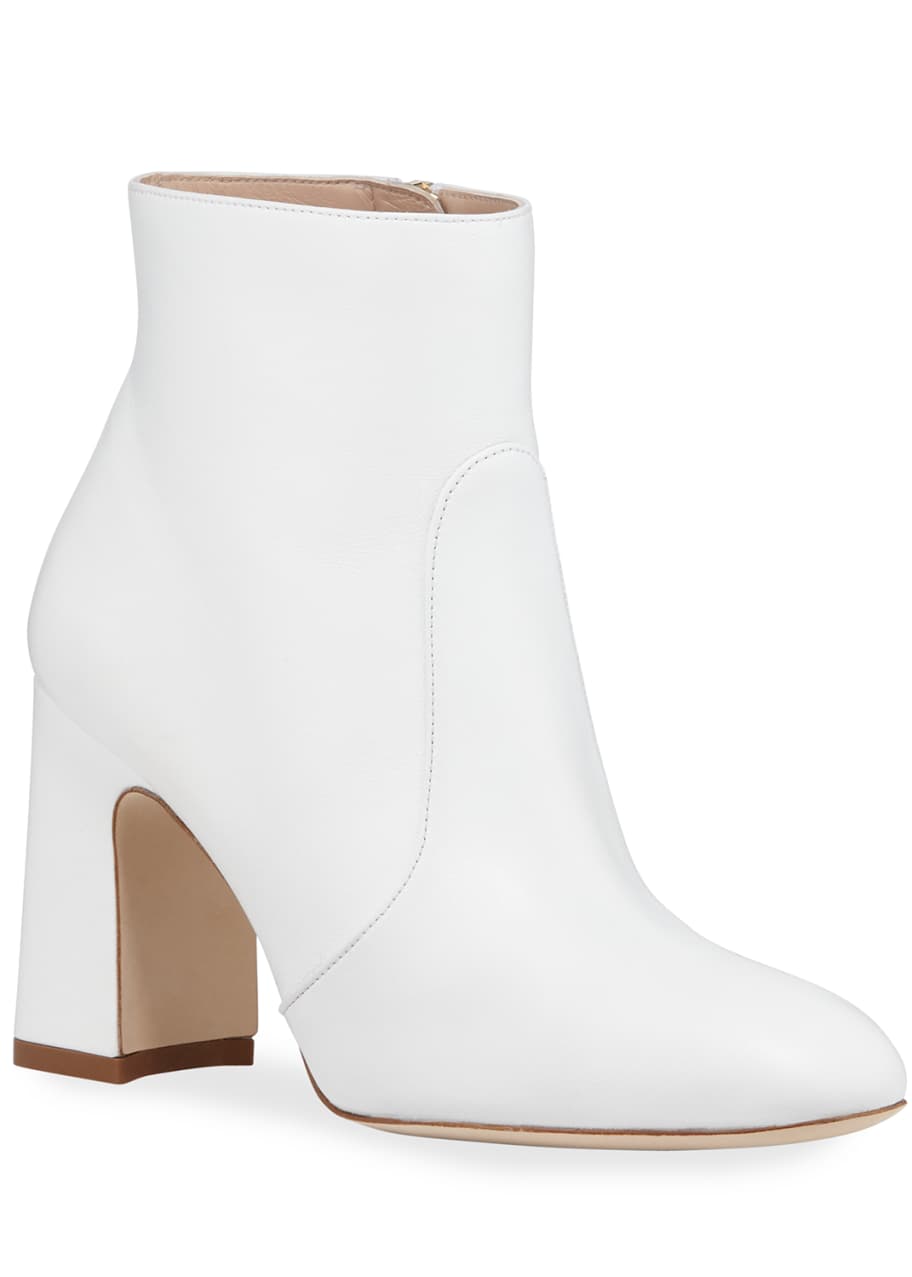 Stuart Weitzman Nell Smooth Napa Booties Bergdorf Goodman