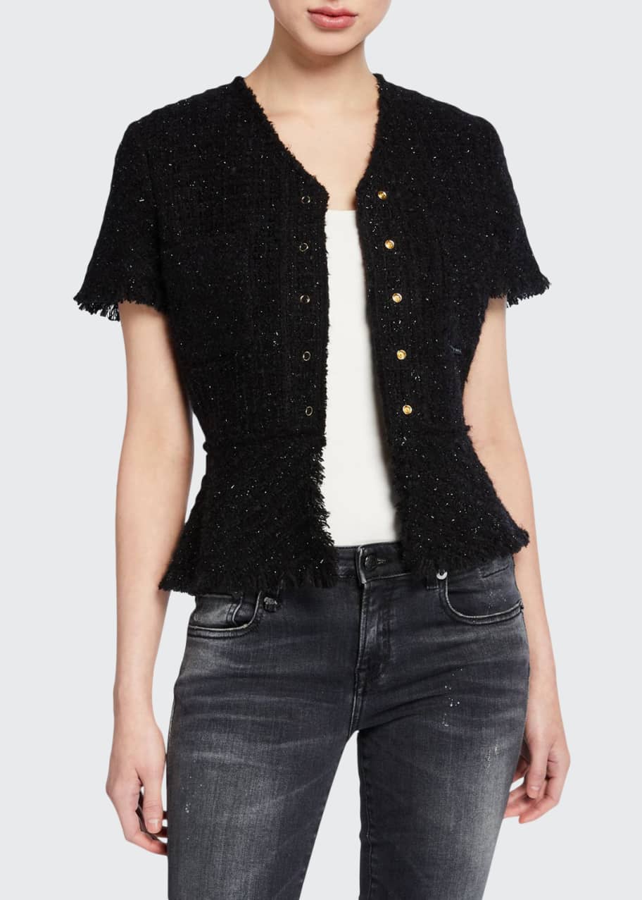 Alexander wang tweed jacket discount
