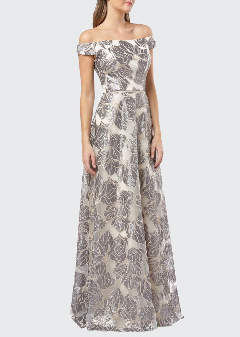 Carmen marc valvo hotsell off the shoulder