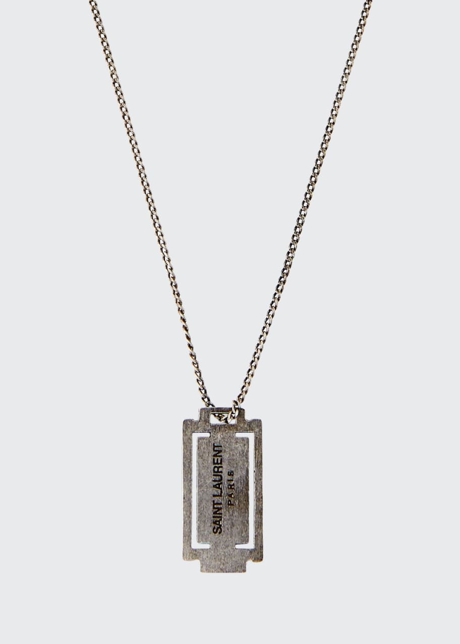 Saint laurent razor necklace online