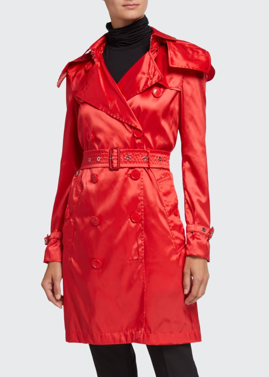 Burberry kensington hooded trench new arrivals