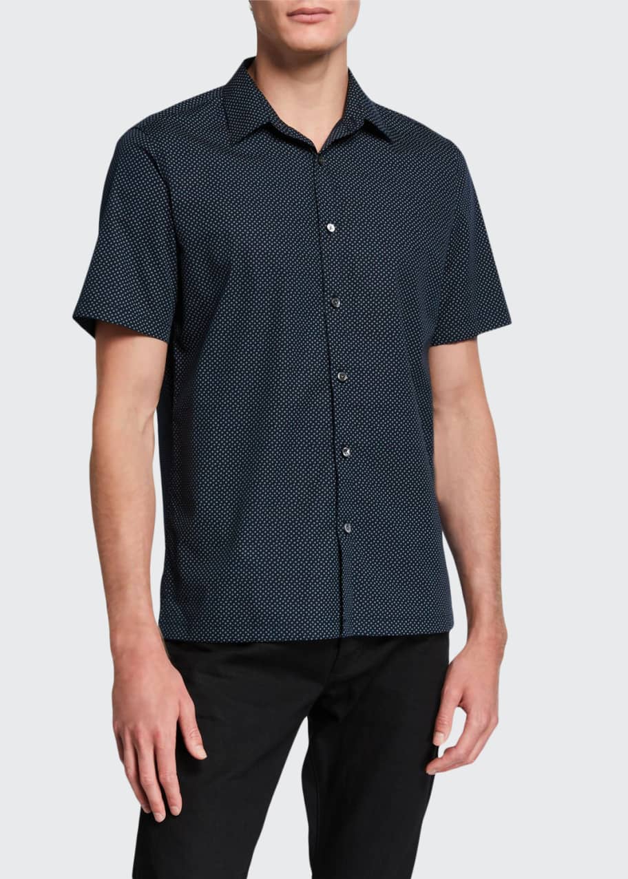 Image 1 of 1: Men's Irving High Dye Short-Sleeve Sport Shirt