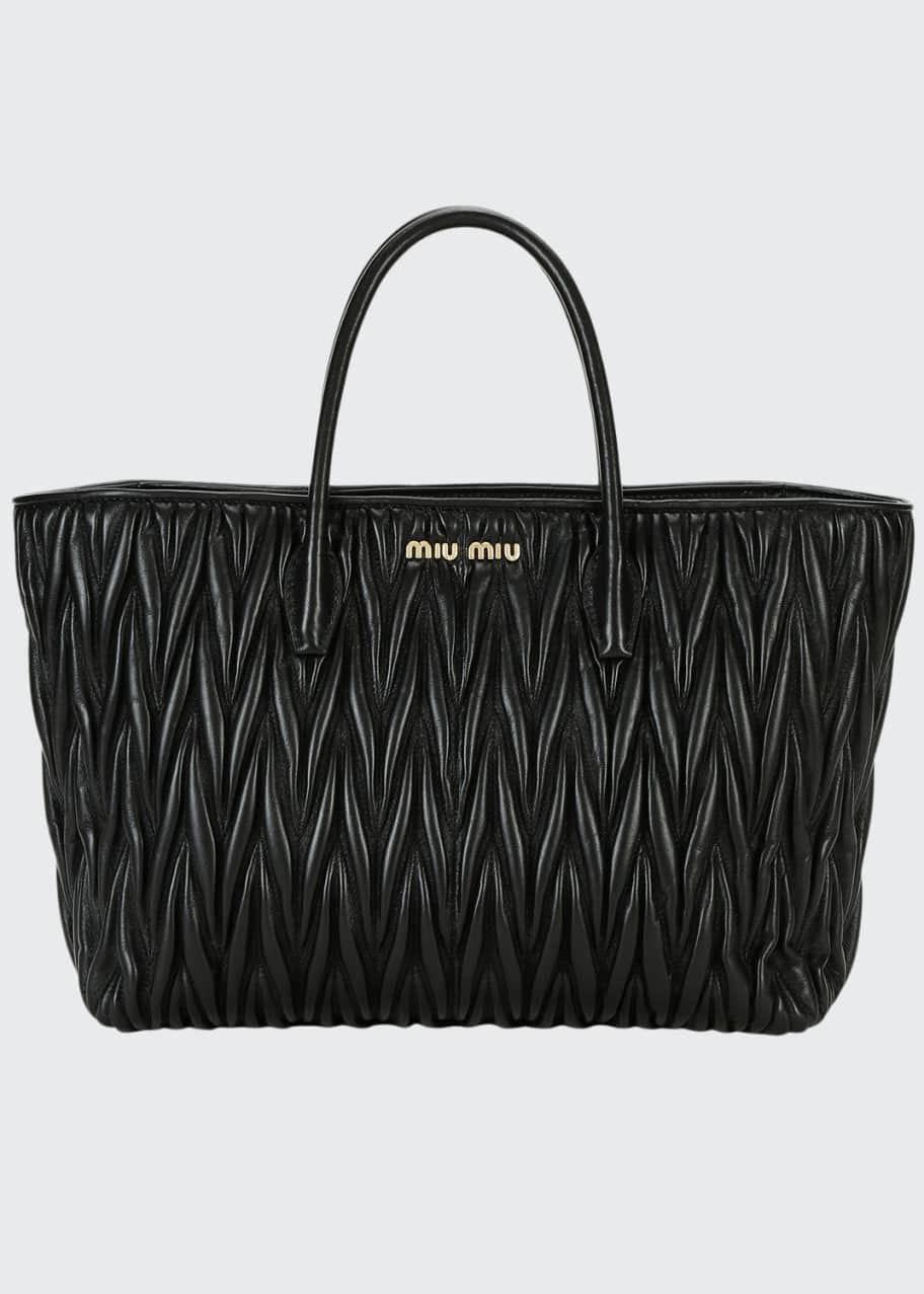 Miu Miu Matelasse Tote Bag Bergdorf Goodman
