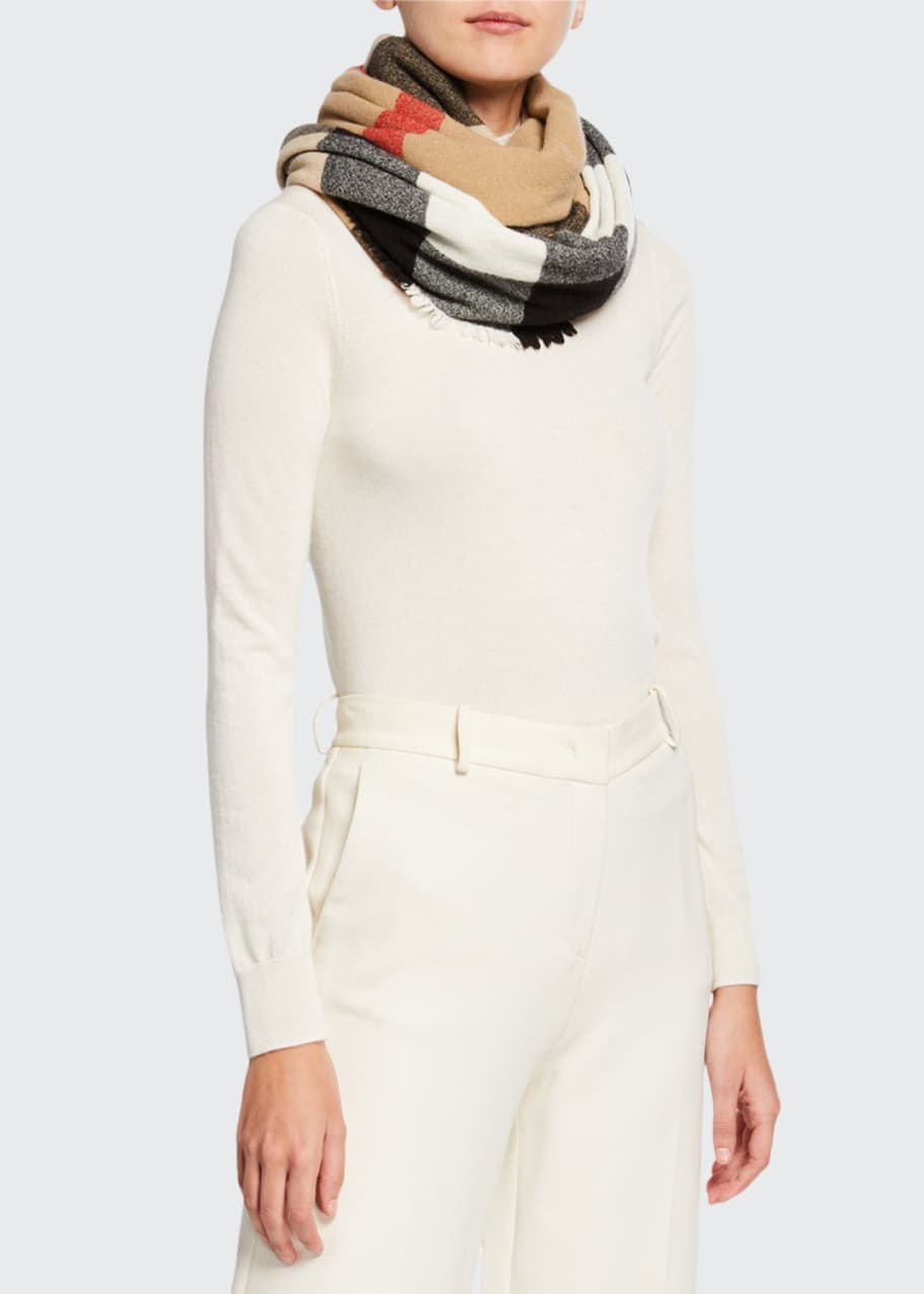 Burberry washed mega check scarf store