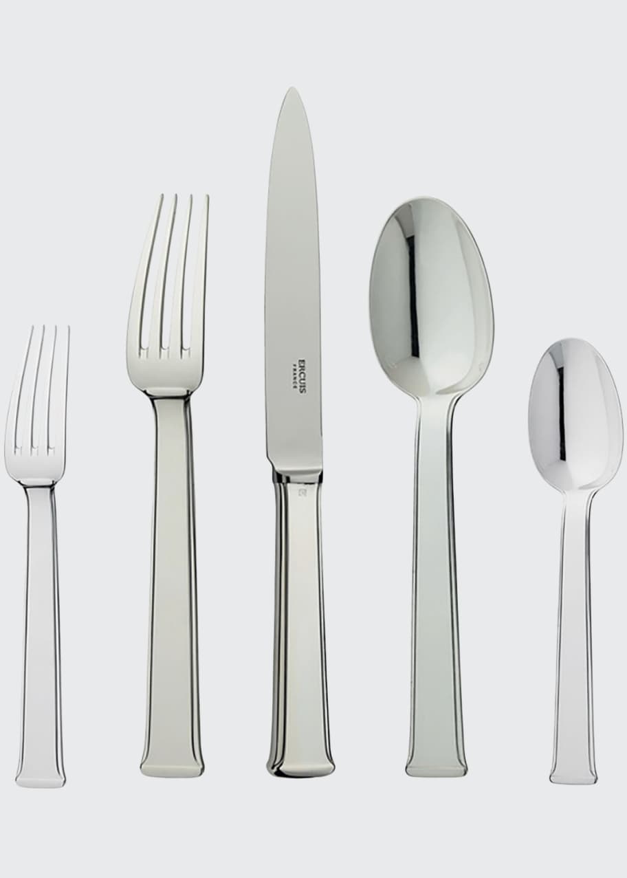 Ercuis Sequoia Silver Plated 5Piece Flatware Place Setting Bergdorf