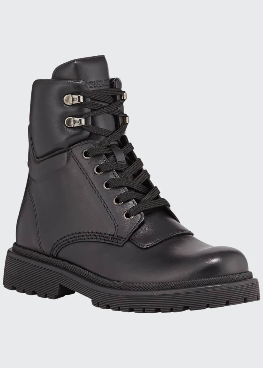 Moncler Patty Scarpa Leather Boots Bergdorf Goodman