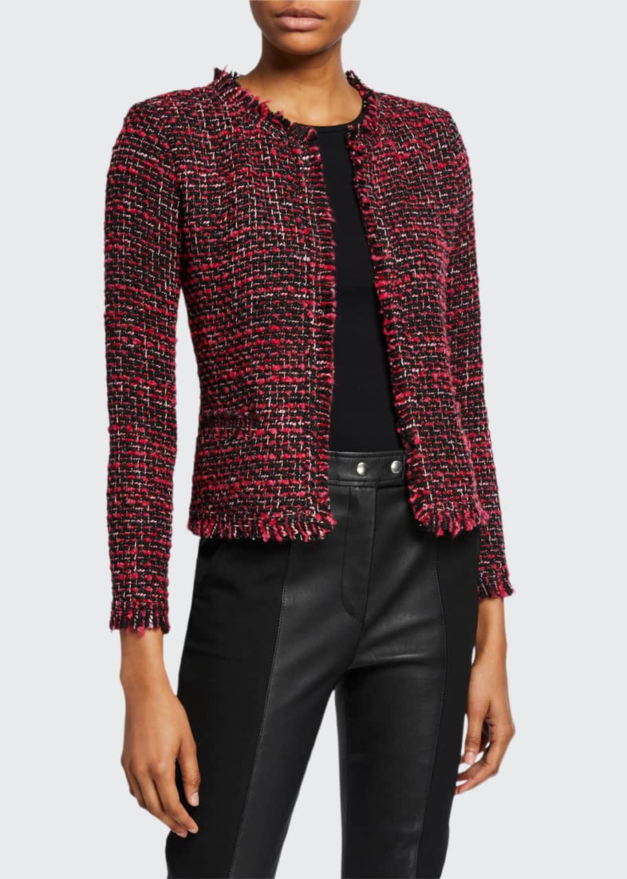 Iro red tweed jacket sales