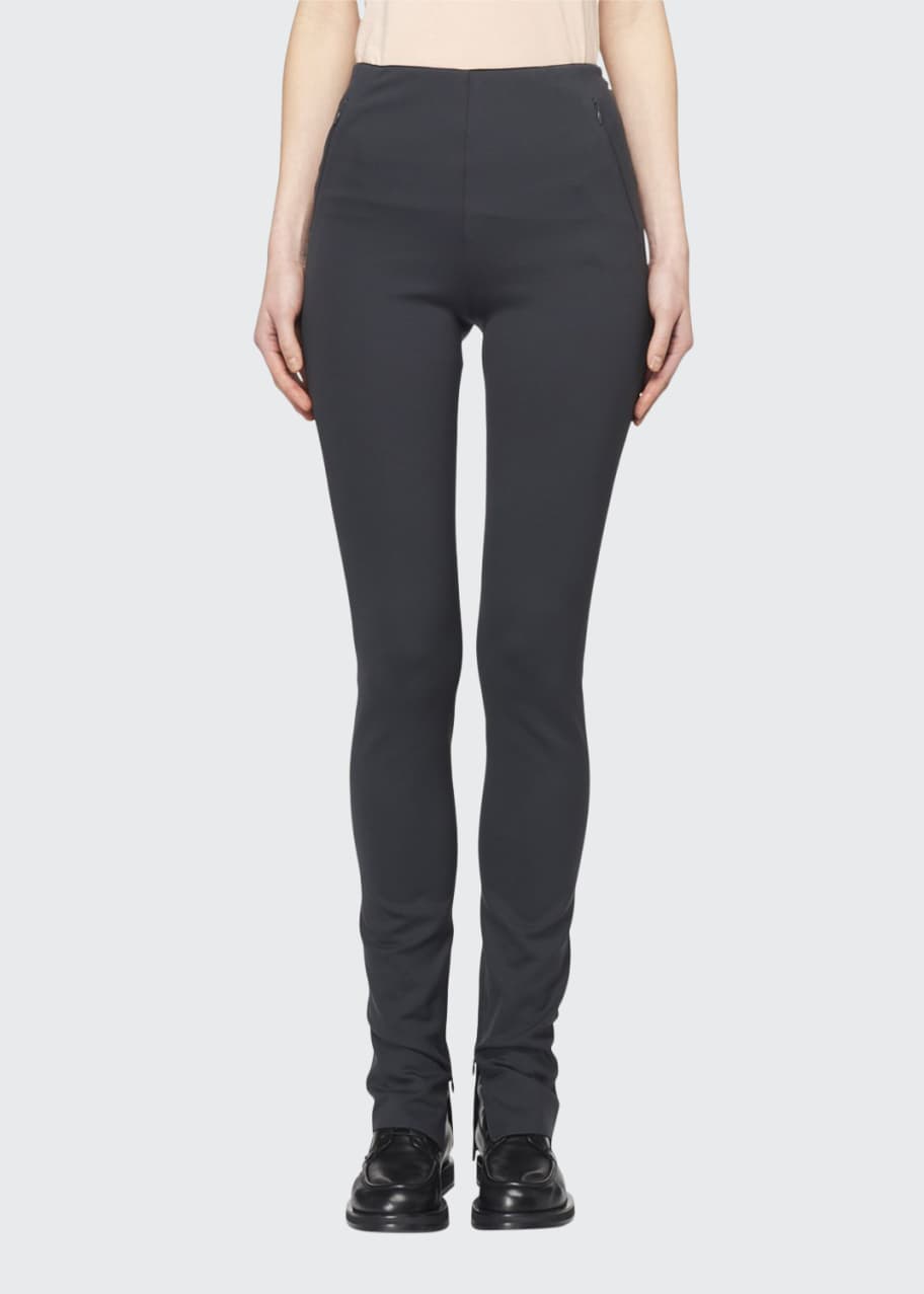 THE ROW Corza HighRise Skinny Scuba Pants Bergdorf Goodman