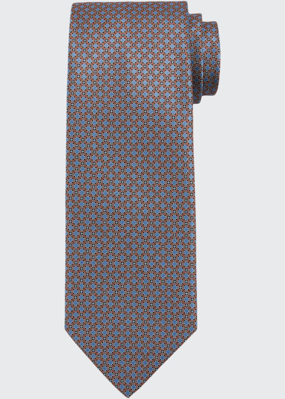 Image 1 of 1: Men's Medium Neat Silk Tie