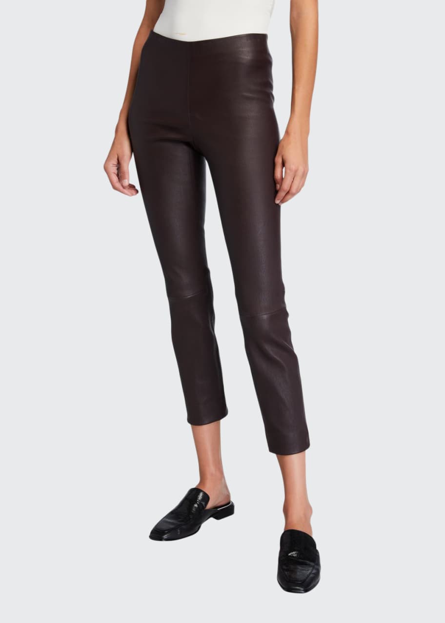 Vince clearance leather leggings
