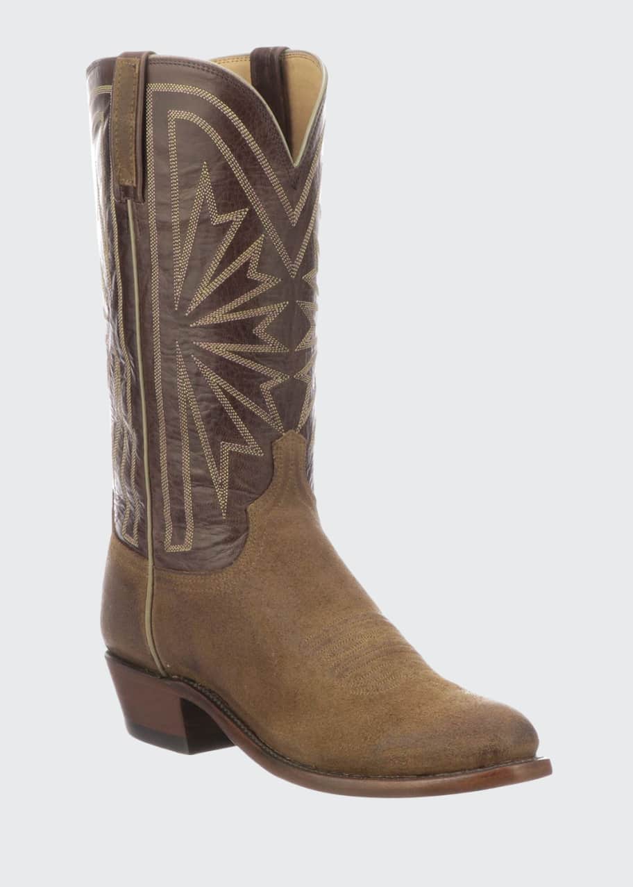 Image 1 of 1: Men's Hobbs Sunburst Western Cowboy Boots (Made to Order)