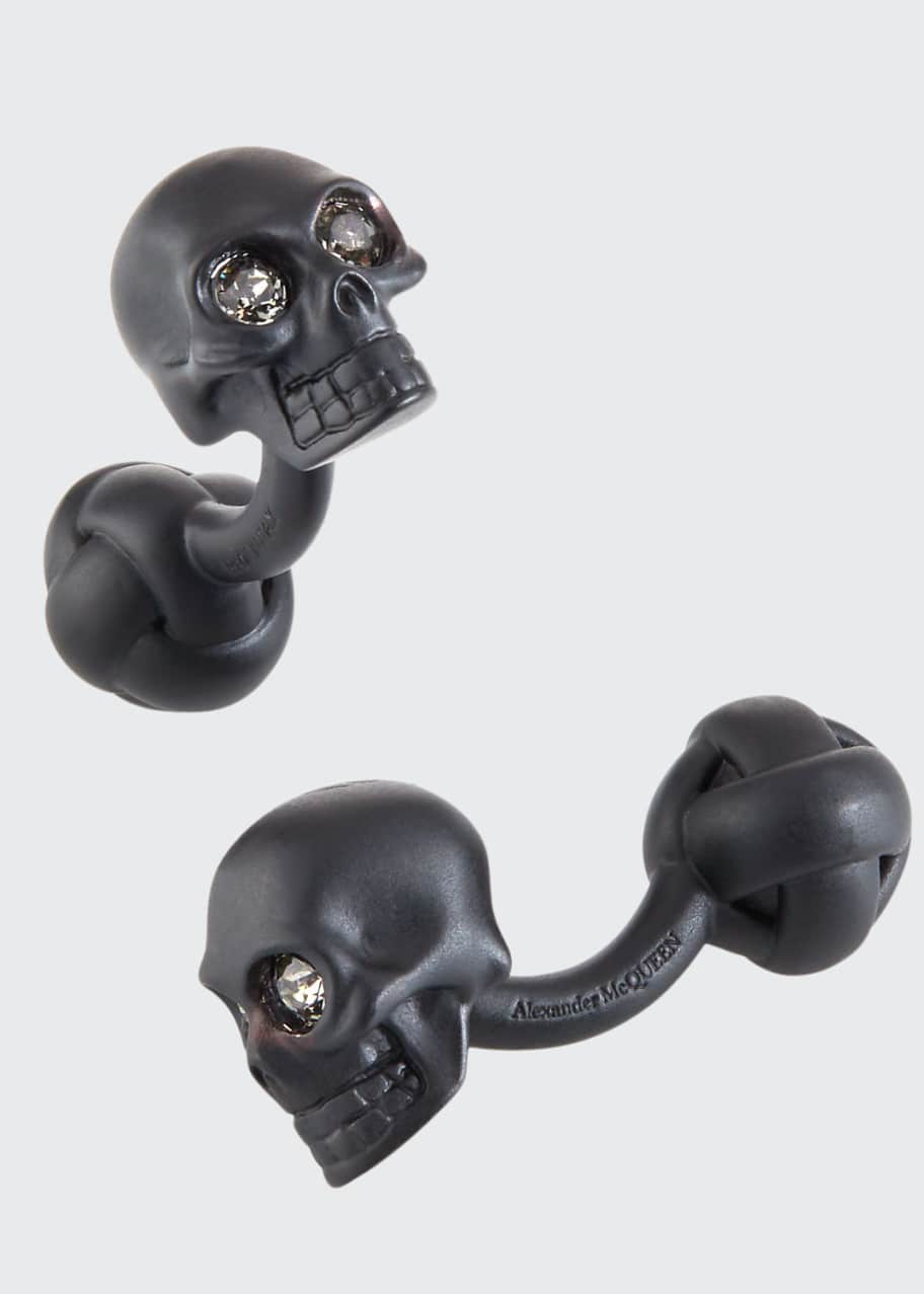 Swarovski skull cufflinks discount