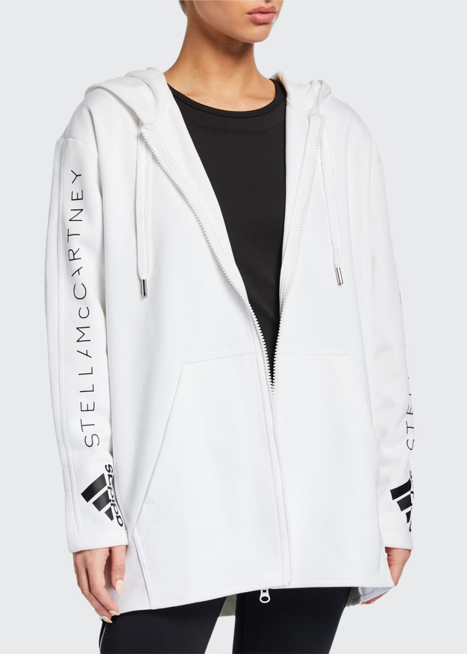 Adidas by stella mccartney oversized hoodie clearance