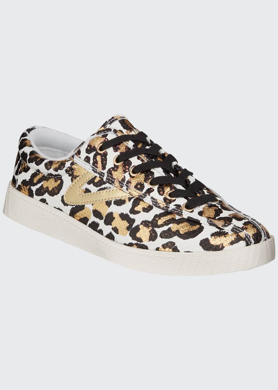 Tretorn leopard print sneakers outlet