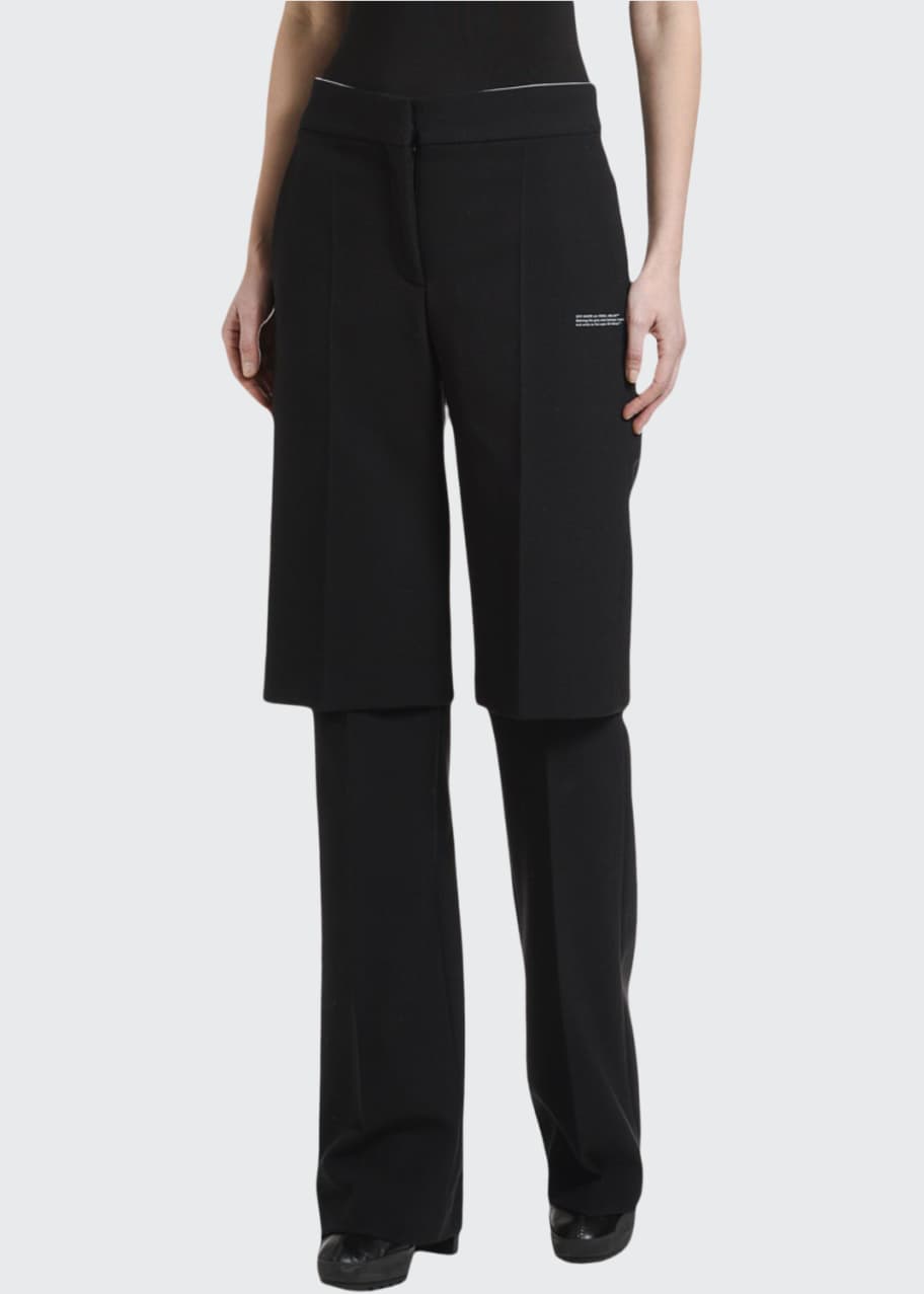 Image 1 of 1: Double-Layer Pants