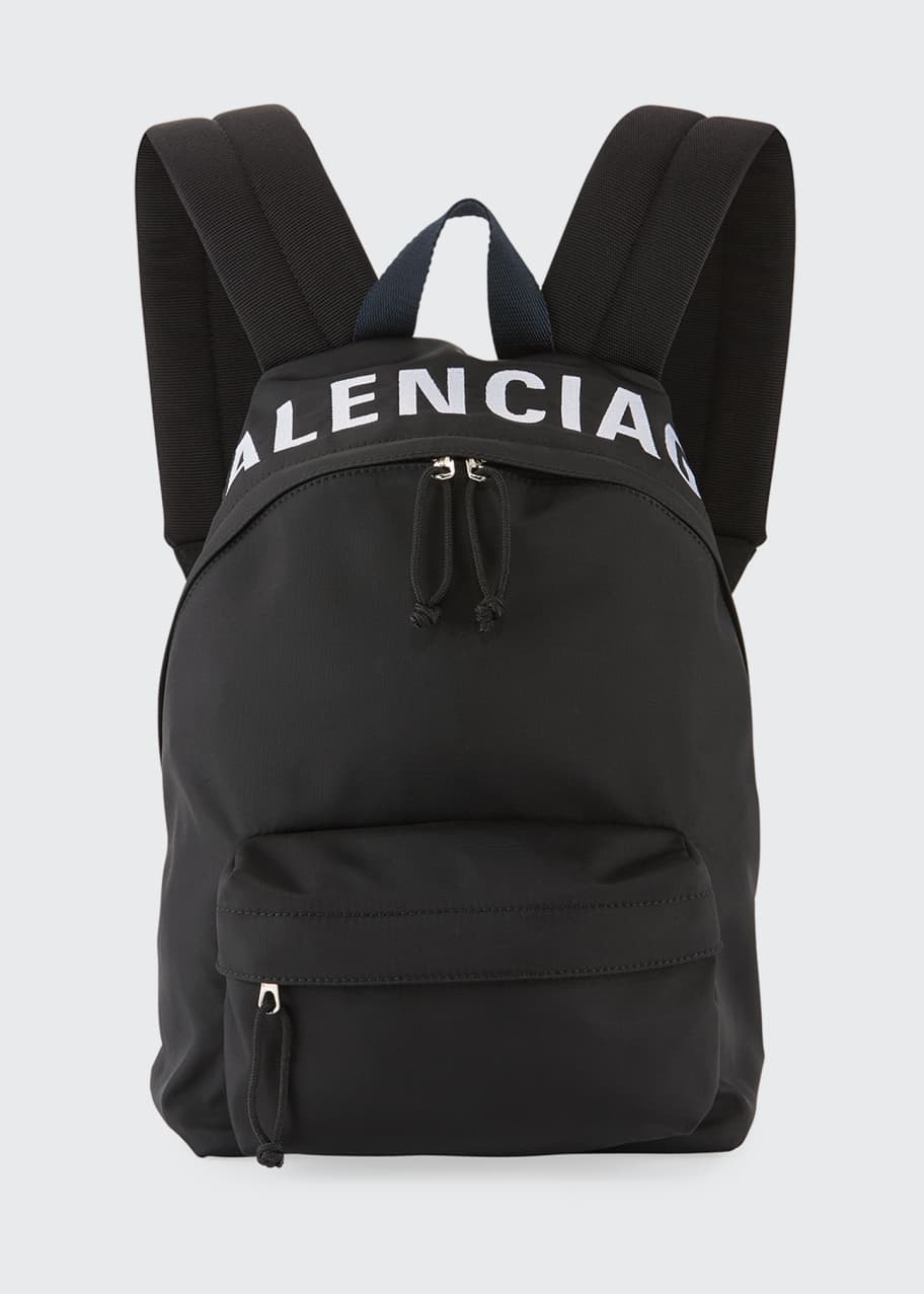 Balenciaga Wheel Small Nylon Logo Backpack Bag Bergdorf Goodman
