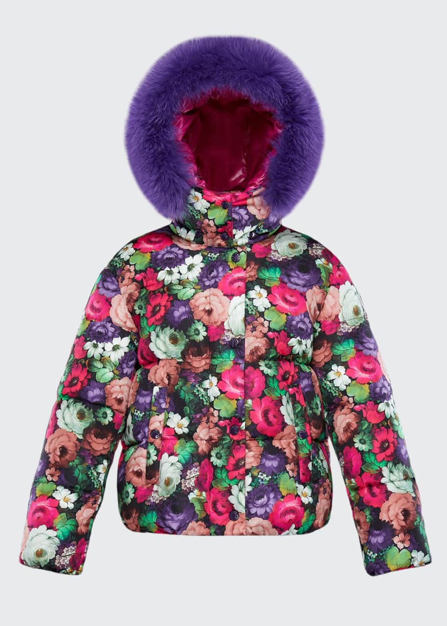 Moncler koura floral puffer jacket shop